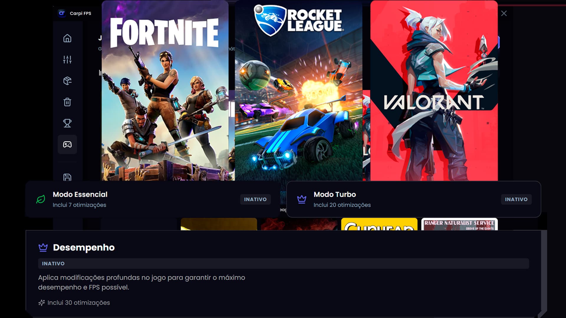 Premium dashboard interface